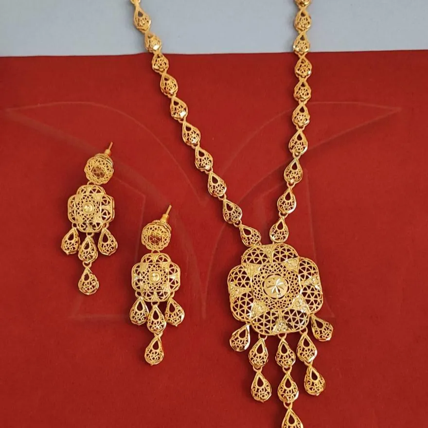 Bijoux en or de dubaï, 1 gramme, formation d'or, poli, belle tenue fantaisie, tenue de fête, bijoux traditionnels, ensembles de colliers en or