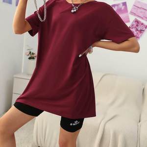Wholesale Summer T-Shirt Made of Suvin Cotton Casual Style with <b>Blank</b> Design Custom OEM/ODM Options - Product Image 5