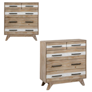 Tocador de madera de marca SOHO, muebles de dormitorio de diseño de lujo, diseño personalizado, tocador de madera maciza de roble/Pino/Acacia - Product Image 1