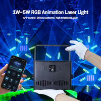 Luz Láser RGB de 3W a Bajo Precio de Fábrica, Control DMX512 para DJ, Fiestas, Efectos de Iluminación en Escenarios