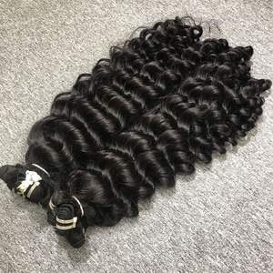 Cabello crudo vietnamita, paquete de cabello rizado, cabello ondulado, extensión de cabello humano para mujeres negras - Product Image 3