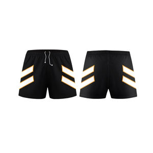 Pantalones cortos reversibles por sublimación personalizados, pantalones cortos de rugby unisex de malla transpirable de secado rápido fino para verano - Product Image 3