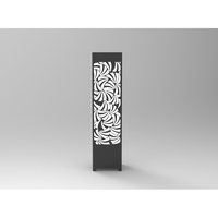 Lampe décorative d'intérieur haut de gamme DTN.002.05 avec source de lumière LED, matériaux de haute qualité, couleur noire