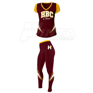 Ensembles d'uniformes de cheerleading pour adultes fabriqués au Pakistan à bas prix, tissu doux, personnalisables, haute qualité - Product Image 4