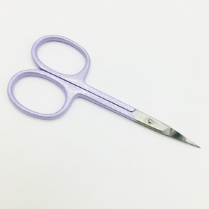 Ciseaux à ongles de beauté durables populaires pour le soin des ongles lames incurvées avec une pochette de sac imprimée de logo de pointe pointue pour la manucure de maquillage - Product Image 4