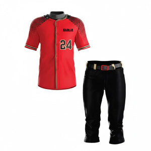 Uniforme de Béisbol Premium para Hombre, Ajuste Cómodo, Tela de Poliéster Transpirable, Personalizable, Conjunto Deportivo de Alta Calidad - Product Image 1