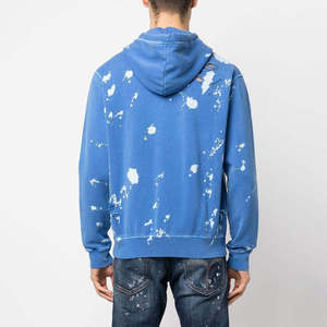 เสื้อฮู้ดดี้ผู้ชายแขนยาวดีไซน์ใหม่ แต่งลายปะติด สไตล์วินเทจ สำหรับฤดูใบไม้ผลิ ปรับแต่งได้ คุณภาพสูง ผลิตจากโพลีเอสเตอร์/คอตตอน แห้งเร็ว - Product Image 3