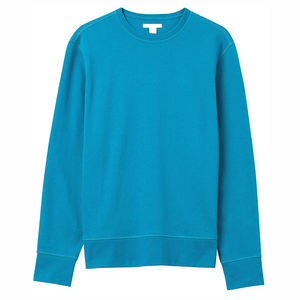 Sweat-shirts pour hommes à logo personnalisé très vendus Sweat-shirt à manches longues Couleur unie Col rond Sweat-shirt respirant - Product Image 4