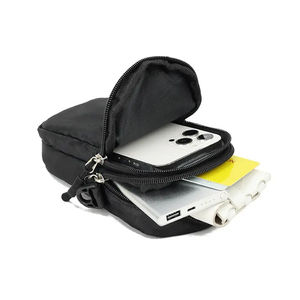 Bolso Bandolera de Cuero Negro al por Mayor, para Uso Diario y Viajes, Ajustable, Ligero, con Múltiples Bolsillos, Clásico, Formal e Informal - Product Image 5