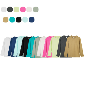 T-shirt à manches longues chaud 230gm sweat coton blanc 100% coton T-shirt personnalisé T-shirt imprimable pour hommes - Product Image 1