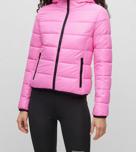 Veste matelassée réversible imperméable de haute qualité pour femmes, en polyester 100%, style décontracté, design OEM - Product Image 4