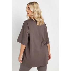 Camiseta Esencial de Cuello Redondo para Mujer, Manga Corta, Cómoda, Estilo Minimalista, Ropa Casual, Proveedor de Prendas Personalizadas - Product Image 4