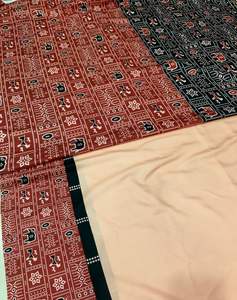 Saree fantaisie a lancé la soie modale lourde - Product Image 6