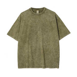 เสื้อยืดผู้ชายผ้าฝ้าย100% ซักแบบวินเทจเสื้อยืดโอเวอร์ไซส์พิมพ์ลาย - Product Image 5