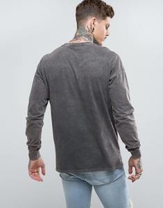 T-shirt personnalisé pour homme, coupe classique, manches longues, col rond, 100 % coton lourd, écologique et respirant - Product Image 3