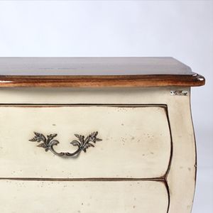 Armoire à deux tiroirs en bois massif n ° 2609 à côté du lit ou du salon - Product Image 6