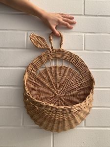 Adorno vintage retro para árbol de Navidad: ratán de mimbre natural, campana de ratán tejida a mano, decoraciones para el hogar, venta al por mayor. - Product Image 3