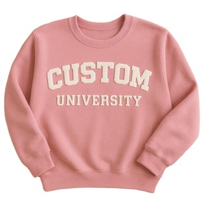 Personnalisé unisexe Design bouffée impression sweats respirant haute qualité matériel 100% coton coupe ample tenue décontracté sweats - Product Image 3