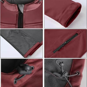 Chaqueta de Invierno para Mujer, Acolchada, con Capucha Desmontable, Transpirable, Impermeable, de Manga Larga, con Cierre Frontal, para Actividades al Aire Libre - Product Image 6