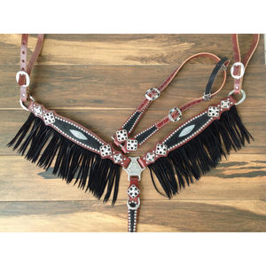 100% genuino Argentina cuero de vaca occidental ecuestre Headstall ligero equipo de equitación fabricante al por mayor - Product Image 6