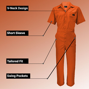 Combinaisons de sécurité de construction pour hommes Offre Spéciale Conceptions personnalisées avec multi-poches Ensemble d'uniformes de travail antistatiques et respirants - Product Image 4