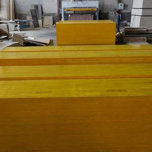 Contreplaqué de coffrage jaune à 3 couches, contreplaqué de coffrage jaune imperméable, panneau de coffrage tri-couches, panneau tricapa de 27 mm, construction - Product Image 4