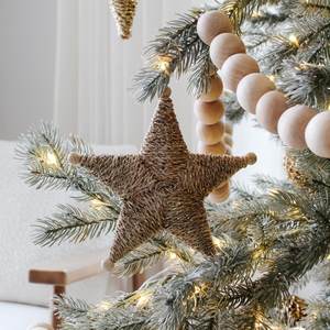 New Arrival Hand-weave Straw Stars Seagrass Christmas <b>Ornaments</b> <b>Vintage</b> Decor for Office Decorations - Product Image 3