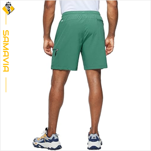 Bermuda personnalisé pour hommes, short de course respirant à séchage rapide, vêtements de sport d'entraînement avec poches - Product Image 3