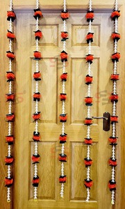 ดอกดาวเรืองแบบดั้งเดิม tuberose พวงมาลัยแขวนผนังสำหรับ haldi mehendi ฉากหลัง ganpati ตกแต่งเทศกาลสายประดิษฐ์ - Product Image 3