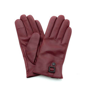 Ropa de invierno para hombre, guantes de cuero de alta calidad con pantalla táctil, nueva moda, guantes de cuero para vestir diariamente, decoración de manos cálidas - Product Image 1