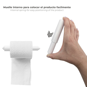Supporto per Rotolo di Carta Igienica O/ 22 mm x 110 - 150 mm - Product Image 3