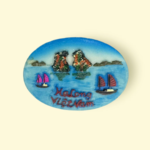 Figuritas magnéticas de resina en forma de Vietnam de alta calidad, buen precio para socios de distribución de regalos - Product Image 2