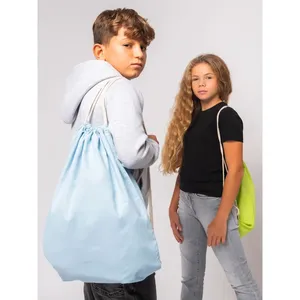 Bolsa Deportiva Personalizable de Algodón con Cordón, para Promociones y Merchandising - Product Image 2