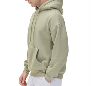 Sudaderas con capucha de gran tamaño para hombre hechas a medida 100% algodón polar cosido ropa informal personalizada antiarrugas transpirable cómodo - Product Image 6