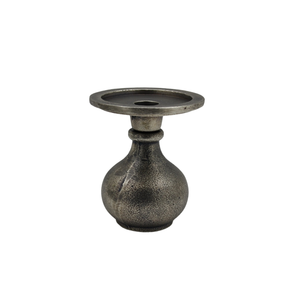 Soporte de pilar de vela de aluminio para decoración navideña, soporte de vela de níquel áspero para decoración de boda hecho a mano - Product Image 1