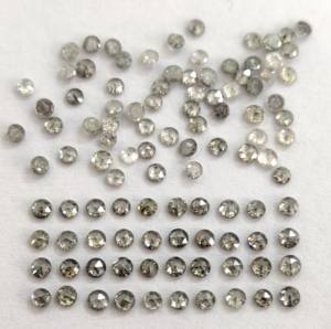 Diamant Brun Naturel 3mm Rose Cut- Loose Brown Diamond Rose Cut - Product Image 2