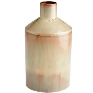 Jarrón de Metal de Decoración Moderna para el Hogar, Jarrón de Flores para Interiores, Jarrón de Flores de Entrada con Motivo Floral, Hecho por Zahid Exports - Product Image 1