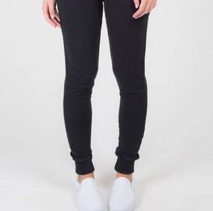 กางเกงกันเหงื่อสำหรับผู้หญิงเสื้อผ้ากันเหงื่อสีดำแบบมีเชือกผูกสำหรับเด็กผู้หญิงกางเกงกันเหงื่อออกแบบได้ตามต้องการสำหรับฤดูหนาว - Product Image 4