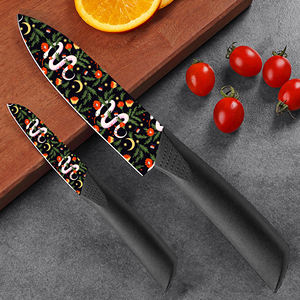 Juego de Cuchillos de Chef de Cerámica con Diseño Nuevo y Personalizado, 2 Juegos con Mango de Plástico, Aptos para Lavavajillas, para Chefs Profesionales, Entrega Rápida - Product Image 3