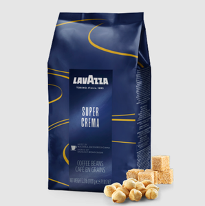 Granos de Café Lavazza Super Crema Premium de 1 kg a Granel para Mercados de Exportación Internacional - Product Image 1