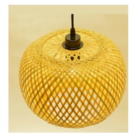 Abat-jour tissé en bambou pour la décoration intérieure, meilleure décoration classique, vente chaude en suspension