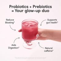 Poudre de boisson probiotique Kombucha à prix d'usine, saveur Lion's Mane, Mélisse, Booster de métabolisme, pour adultes, saveur Pêche Mangue
