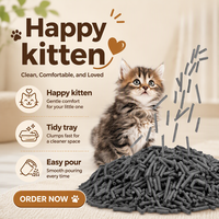 Emballage personnalisé OEM, litière pour chat au tofu, fournisseur de marque privée, litière pour chat agglomérante en gros pour les marques et distributeurs d'articles pour animaux de compagnie