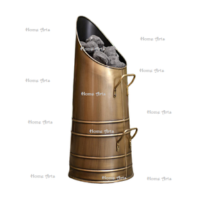 Superior Quality Copper <b>Coal</b> Storage <b>Bucket</b> Customized Shape And Shape <b>Coal</b> <b>Bucket</b> From Best Exporter In India - Product Image 1