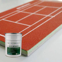 Revêtement de sol pour terrain de basket acrylique liquide à verser humide Pickleball Court Sports Surface System Silicon PU Paint