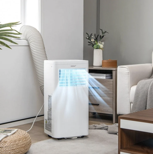 Climatiseur portable à haute efficacité énergétique, télécommande, fonctionnement silencieux, système de refroidissement/chauffage, fréquence variable, pour la maison - Product Image 3