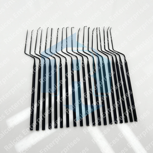 Rhoton Micro expandido Hardy pituitaria y transesfenoidal neuro curetas herramientas médicas y neuroquirúrgicas con revestimiento negro - Product Image 1