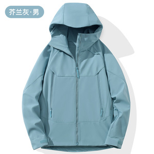 Chaqueta Soft Shell de Invierno con Logotipo Personalizado, Transpirable, Resistente al Viento, Impermeable, Térmica, para Senderismo al Aire Libre - Product Image 3