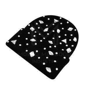 OEM 2023 Logo personnalisé Bonnets de course d'hiver pour hommes Concevez votre propre bonnet à vendre Image élégante Tissu commun - Product Image 2