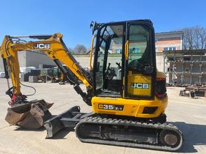 Miniexcavadora JCBB 35Z-1 Eficiente y Confiable con Motor Yanmar, Marca JCB, Alta Potencia de Excavación, Caja de Cambios y Bomba en Venta - Product Image 3